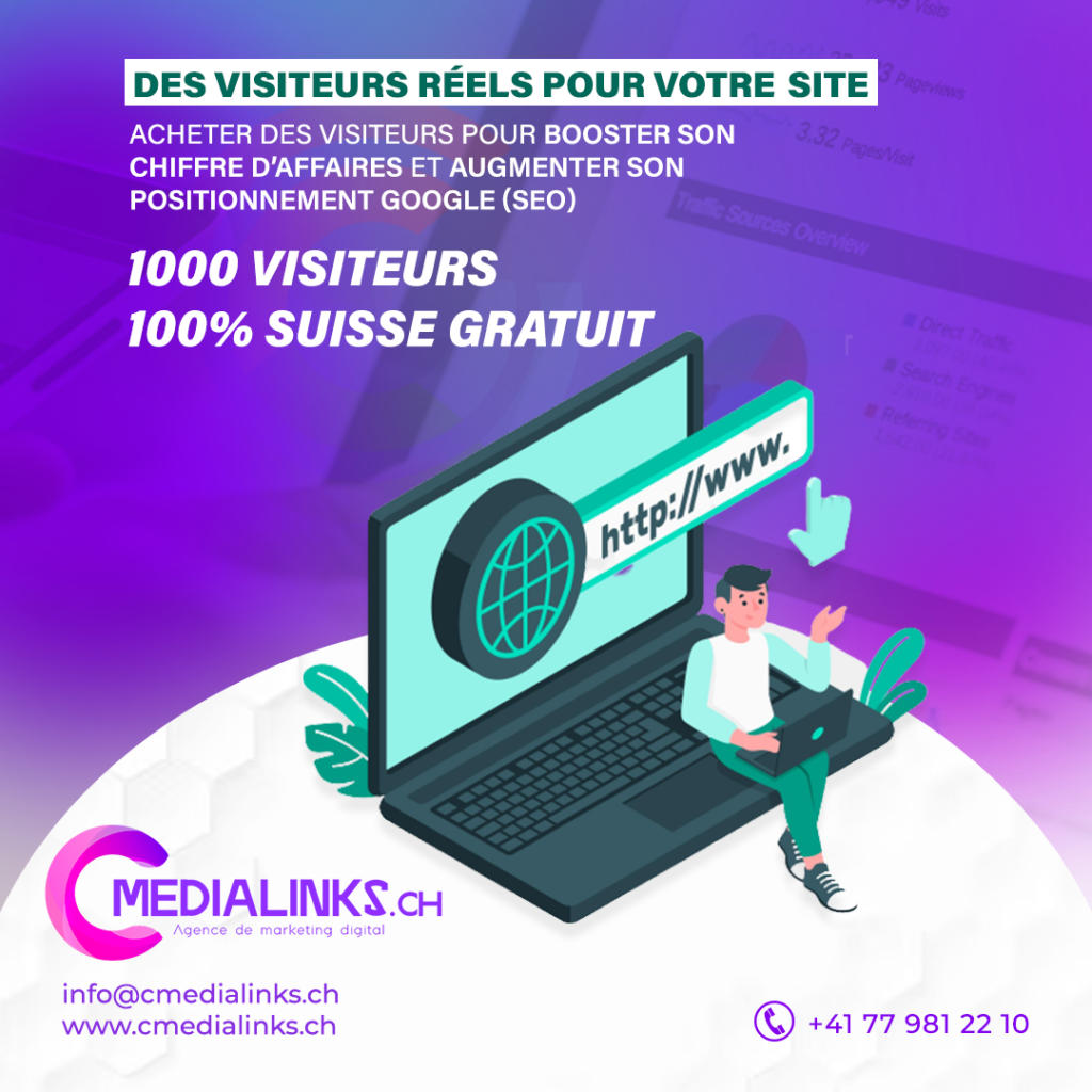 Achetez des visites ciblées et augmentez votre trafic internet